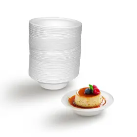 Sbrbw1c12 Orientreen 100% Compostable 12 Oz Heavy-duty 125-pack Eco-friendly Disposable White Ba