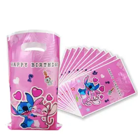 Ou Rui 782917765226 30pcs Pink Lilo And Stitch Party Gift Bags Girl Birthday Part
