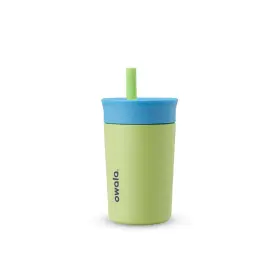 C05584 Owala Kids Insulation Stainless Steel Tumbler 12 Ounces Blue And Light Green New