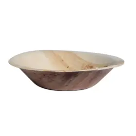 210bbb12-natural Packnwood 282552115808 Palm Leaf Bowl - Plates And Bowls