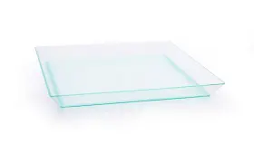 Packnwood-210klar1313-square Packnwood 282552121359 Transparent Disposable Plate-clear Appetizer Pla
