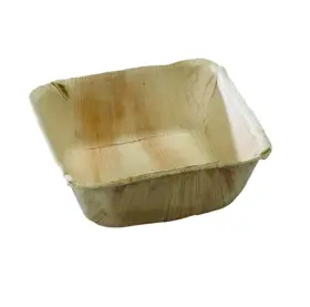 210bba1313 Packnwood 282552123728 Square Palm Leaf Bowl - 16oz 5 X 2in 100 Pcs