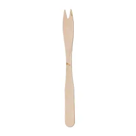 210piqfb140 Packnwood 282552133635 - Mini Wooden Fork Pick Serving Forks Disposable Fo