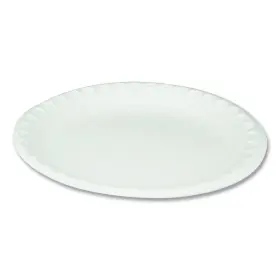 0th10010000y Pactiv Evergreen 016194063110 Unlaminated Foam Dinnerware Plate 10.25 Diameter