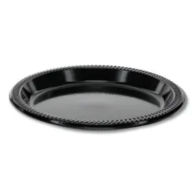 Ypi9e Pactive Prairieware Ops Dinnerware Plate 8.88 Inch Diameter Black