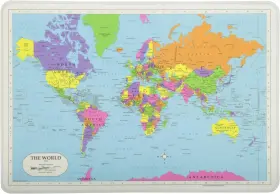 Painless Learning 791769344770 World Map Placemat