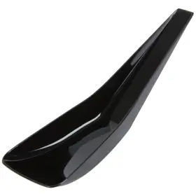 Pantryware Essentials 768855174498 Plastic Spoon 5 Black-50 Black Tear Drop Tasting Spoons Pack 50ct 2 Inch Heigh