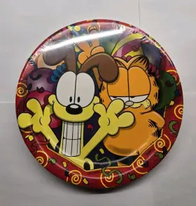 410356 Paper Art Garfields Bday 8 Count Luncheon Birthday Party Plates Garfield And Odie