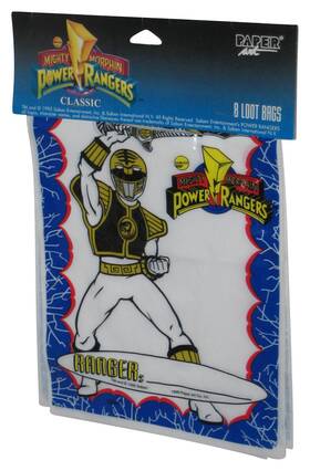 Paper Art 647056295730 Power Rangers Classic White Ranger 1995 Look Bags