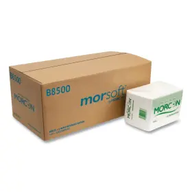 Morb8500 Paper Beverage Napkin 9-1/2 X White 500/pack 8 Packs/carton B8500