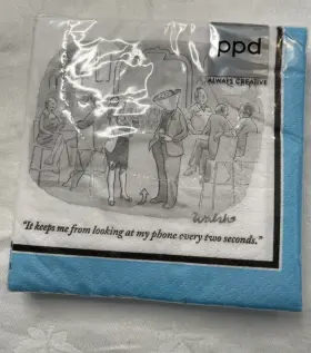Paper Products Design 021766209755 New Ppd Always Creative It Keeps Me From Looking At My Phone Cone 10 Inch X10