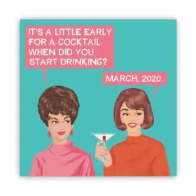 1254331 Paperproducts Design Beverage Napkins When Did You Start - Covid Comedy