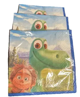 Party 011179428519 The Good Dinosaur Disney/pixar Napkins 16 Ct Birthday Set Of 3 New
