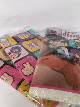 Party 013051854805 Set Of 3 Wreck-it Ralph Breaks The Internet Paper Table Cover Made In Usa