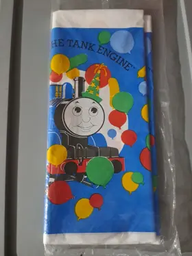 Party 018100083649 Vtg 1990 Nos Thomas The Tank Engine Train Tablecloth 54 Inch X 96 Birthday Plastic