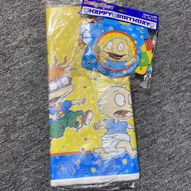 Party 018100358365 New Rugrats Tablecloth Vintage 90s Table Cover Supplies. Birthday Etc