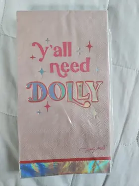 Party 039938988012 Dolly Parton Supply 16 Yftall Need Napkins Sealed New Holographic