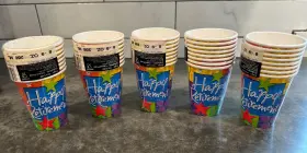 Party 048419264064 Happy Retirement Cups 8 Count New/sealed 9 Oz 40 Total Hot Or Cold