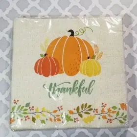 315733 Party Fall Napkins 18 Count Festive Design Paper New Thankful Thanksgiving