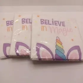 611929 Party 3 Pks Magic Unicorn Lunch Napkins 16 Birthday Supplies Serviettes