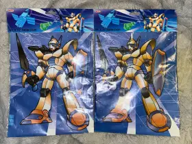 Party 735852930037 2 Vintage 90s Plastic Robot Tablecloth 54 X 72