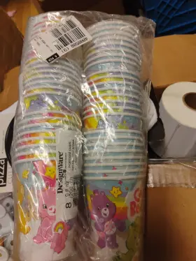 Party 883515285212 Care Bears 48 Ct-paper Cups 9 Fl. Oz. -birthday- Supplies