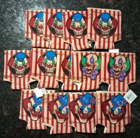 Party 886102916476 Carnevil Can Coozies Set Of 13. Halloween Carnival Circus Birthday