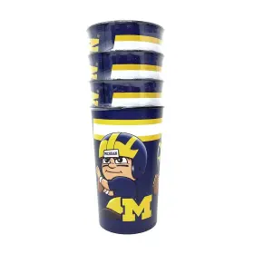 Party Animal 733947001099 Ncaa Michigan Wolverines Cup 4-pack