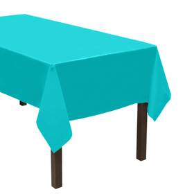 Party Essentials 54108nbl-3 Heavy Duty Rectangle Plastic Table Cover Available In 24 Colors