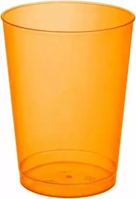 N102555 Party Essentials Hard Plastic 10-ounce 25 Count Pack Of 1 Neon Orange