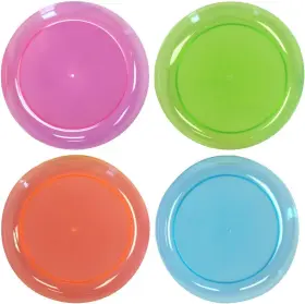 N1090 Party Essentials Hard Plastic 10.25-inch Party/dinner 20-count Assorted Neon