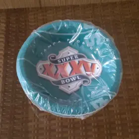 1bpt3167 Party Express Super Bowl Xxxv Disposable Bowls 8 Pack 12 Fl Oz