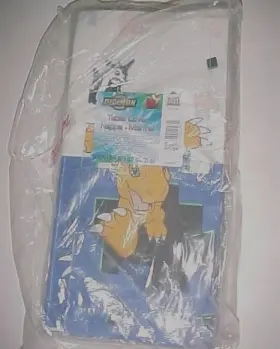 1tbl2166 Party Express Lot Of 6 Digital Digiman Monster Birthday Paper Table Cover New