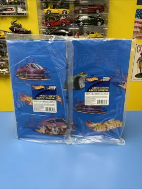 Party Express 726528037969 Vintage Hot Wheels Paper Table Cover Cloth 54 Inch 2000 Original Package