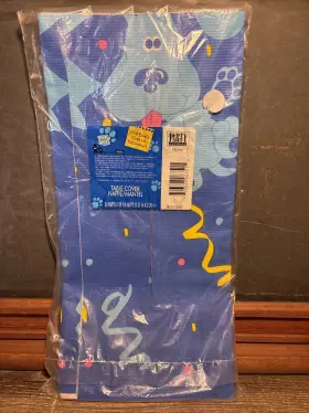 Party Express 726528083515 Vintage 1999 Blues Clues Rectangle Table Cover Viacom 54x89.25 Inch F1