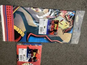 Party Express 726528157087 Batman Begins Birthday Supplies Set Table Cover And Napkins Hallmark