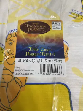 Party Express From Hallmark 726528112536 Lot Of 6 Vintage Disneys Treasure Planet Paper Tablecloths
