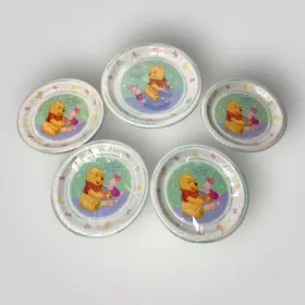 Party Express / Hallmark 726528005111 Vtg Disney Winnie The Pooh And Piglet Plates