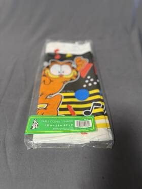 Party Magic Gp01-tcgb01-12 Vintage Garfield Table Cover Tablecloth Sealed 4.5x8 Ft Supplies