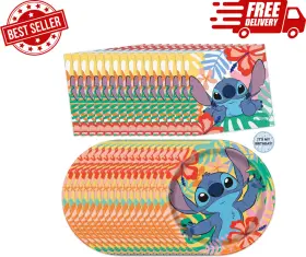 St290243 Party Stitch Plates And Napkins For 16 Lilo Birthday Decorations