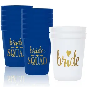 Partygifts&beyond 774144808432 Bachelorette Party Cups 13packs Bride Squad Plastic For Bridesmaid Brida