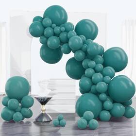 Partywoo B0bkjtbh4t Dusty Blue Balloons 100pk - 18 12 10 5 Inch Assorted Sizes