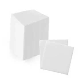 Aco100000 Paw Sp. Z O.o. - 100-pack Disposable Linen-feel Cocktail Napkins 4 Inch X Premium White
