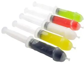 Peni-colada 616919986009 The Outrageous Gelatin Shot Syringes