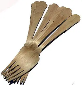 Perfect Stix 024589506449 Green Fork 200-200 200 Wooden Cutlery Forks 7.75 Inch 200pk Pack O