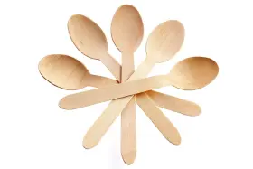 158-250 Perfect Stix 6.25 Inch Wooden Cutlery Spoons- Pack Of 250ct