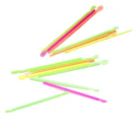 Wrp-200 Perfect Stix 788581103661 Neon 8 Spoon Straw Concession Plastic Wrapped As