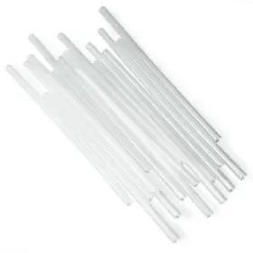 Perfect Stix 810094840396 Clear Jumbo Unwrapped Disposable Straws Standard Size 7.75 X 0.23 Inch . Co
