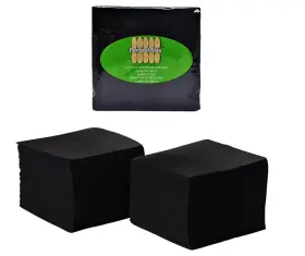 Napkin-100ct Perfect Stix 2-ply Black Cocktail Napkins 100 Count
