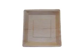 Perfectware 768855176720 Palm Plate Deep 10 Inch Square-25ct Square Pack Of 25